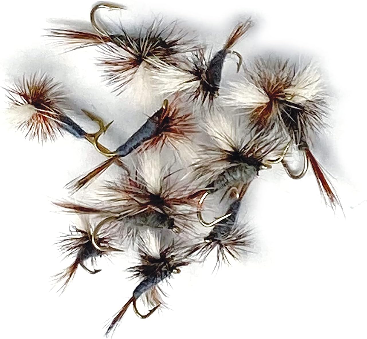 Parachute Adams Fly Fishing Flies for Trout. 1 Dozen Trout Flies image 2
