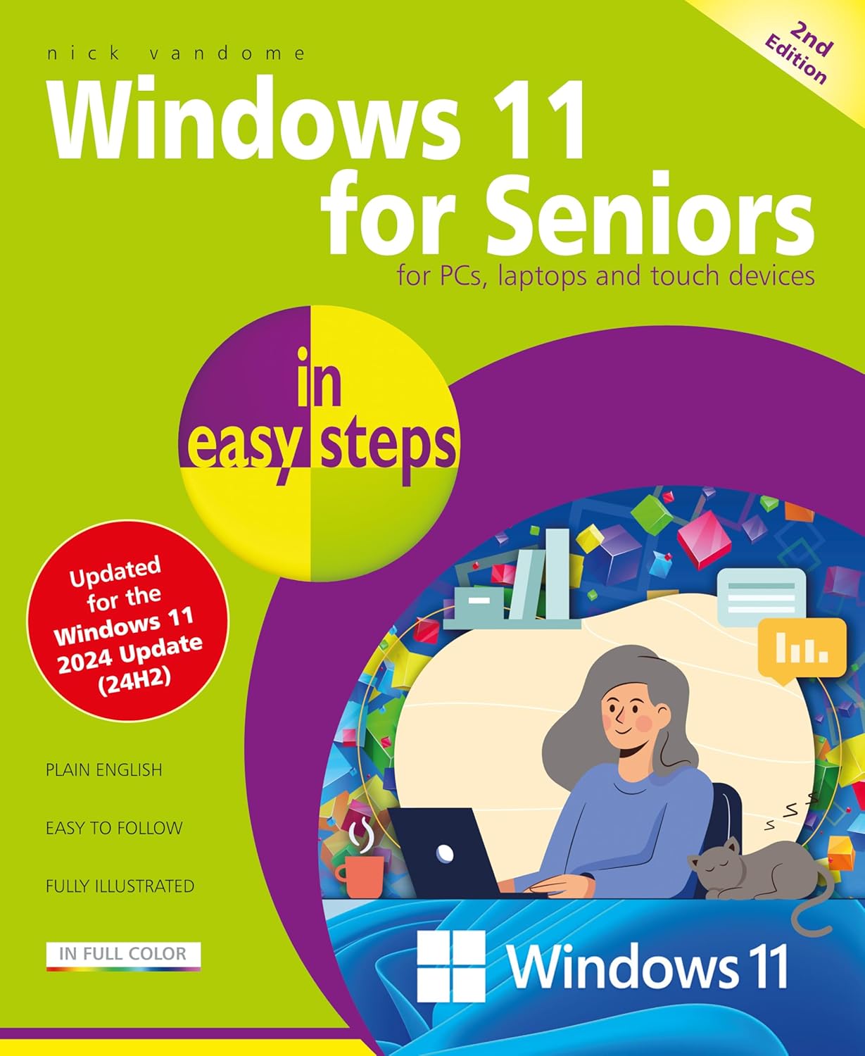 Windows 11 for Seniors in easy steps: Covers the Windows 11 2024 Update ...