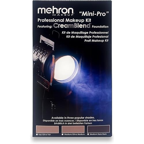 Mehron Makeup Mini-Pro Student Education Makeup Kit - DEEP