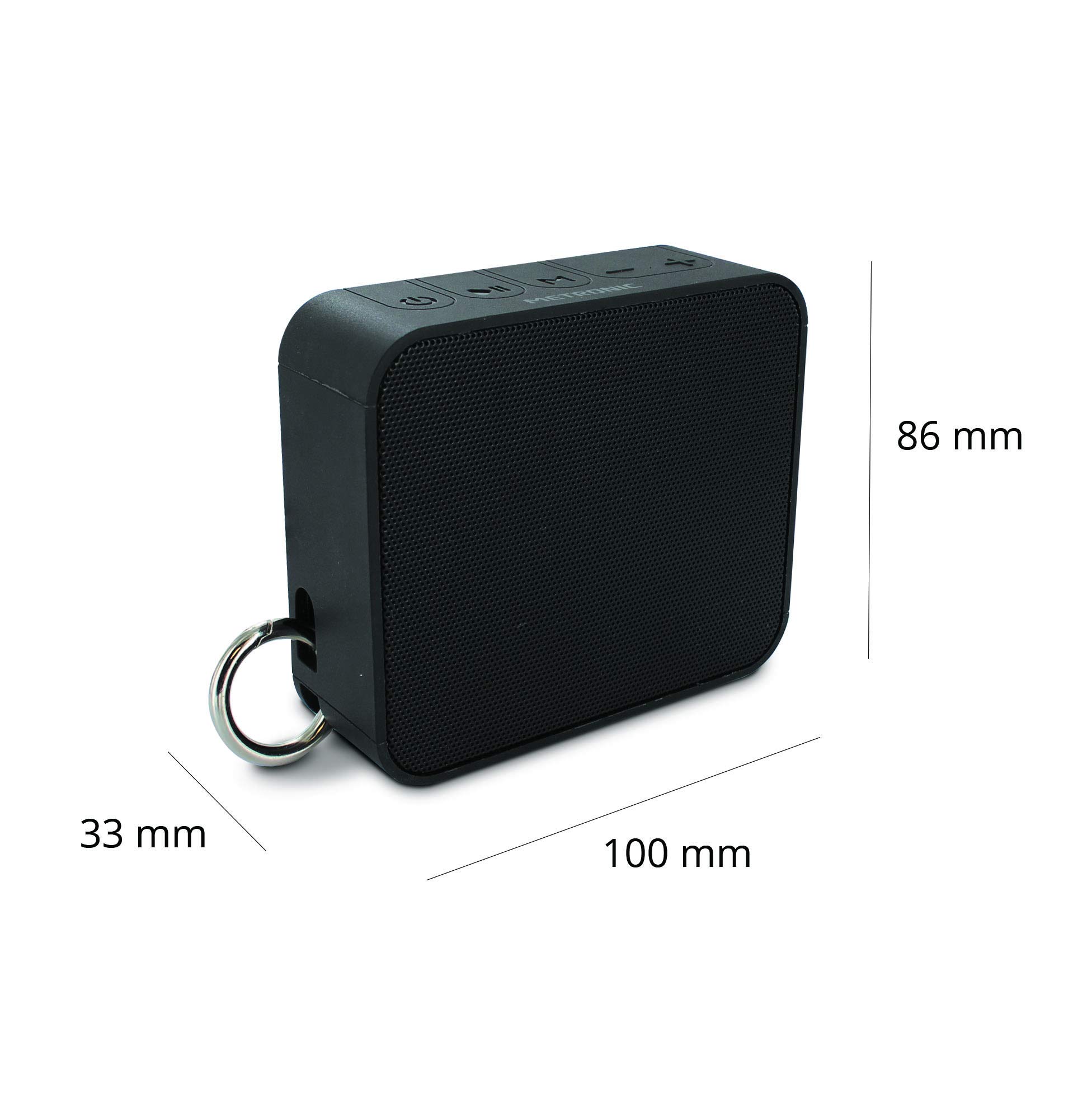 METRONIC - Altoparlante portatile Bluetooth 6 W + caricatore