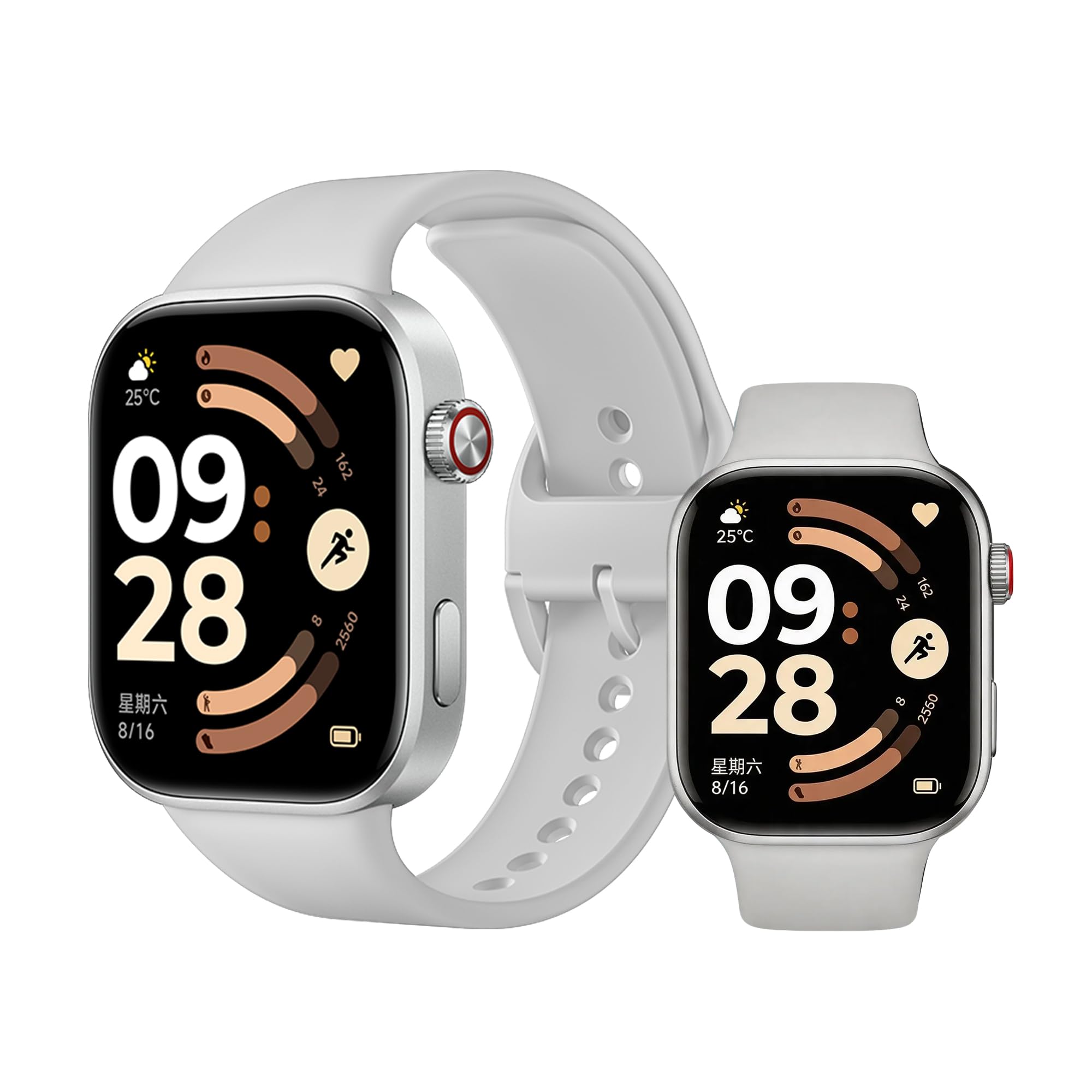 XIAOMI REDMI Watch 6 Smart Watch GPS 5ATM 24-Day Battery 2.07" AMOLED | 2.07" 2000-nit AMOLED, Up to 24-day battery, GPS + 5ATM, HR/spO2/stress/sleep tracker. Works with iOS Android