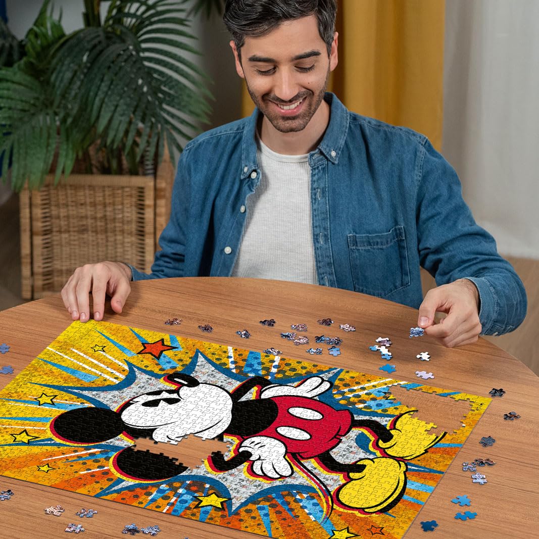 Amazon.com: Ravensburger Disney Retro Mickey 1000 Piece Jigsaw