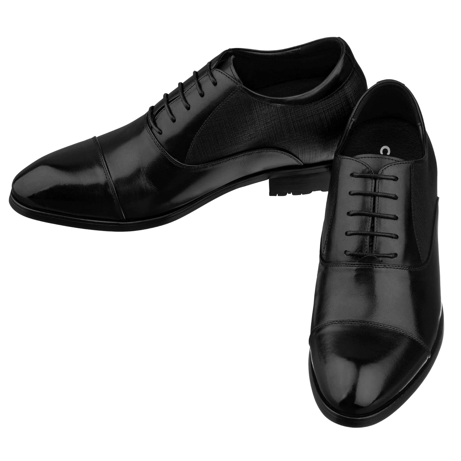 CALTO Sapatos masculinos invisíveis que aumentam a altura – Couro premium com cadarço formal Derby Oxfords – 7,6 cm mais alto em promoção! Veja a oferta e mais achadinhos de Sapatos 4 Hoje é o melhor dia para comprar CALTO Sapatos masculinos invisíveis que aumentam a altura – Couro premium com cadarço formal Derby Oxfords – 7,6 cm mais alto com aquele preço maroto! Promoção! Aproveite a oferta! 4