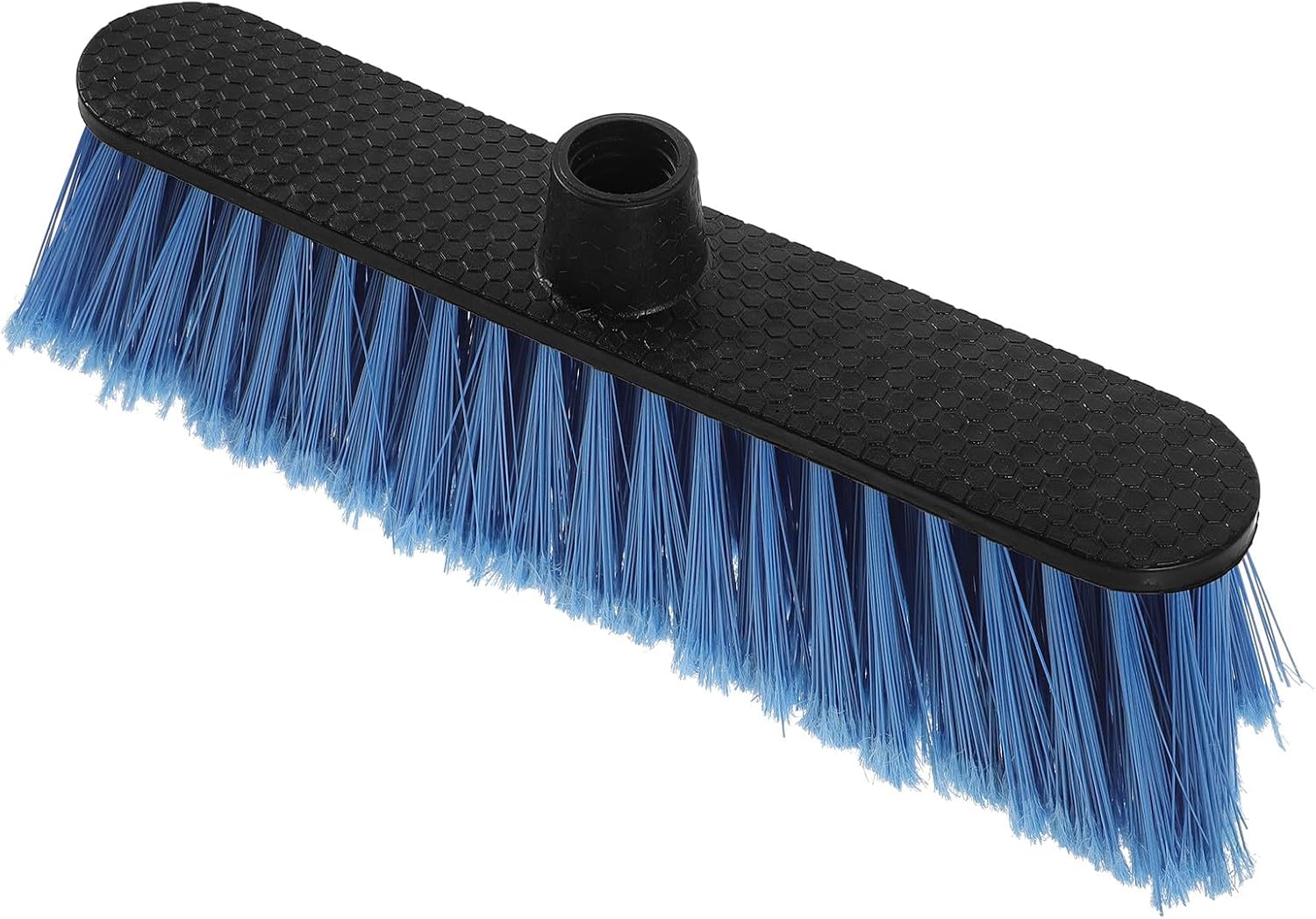 MAGICLULU Replaceable Plastic Broom Head Sweeper Brush Household Broom Accessories Cleaning Tool Replacement Part for Indoor Floor Sweeping and Home Use