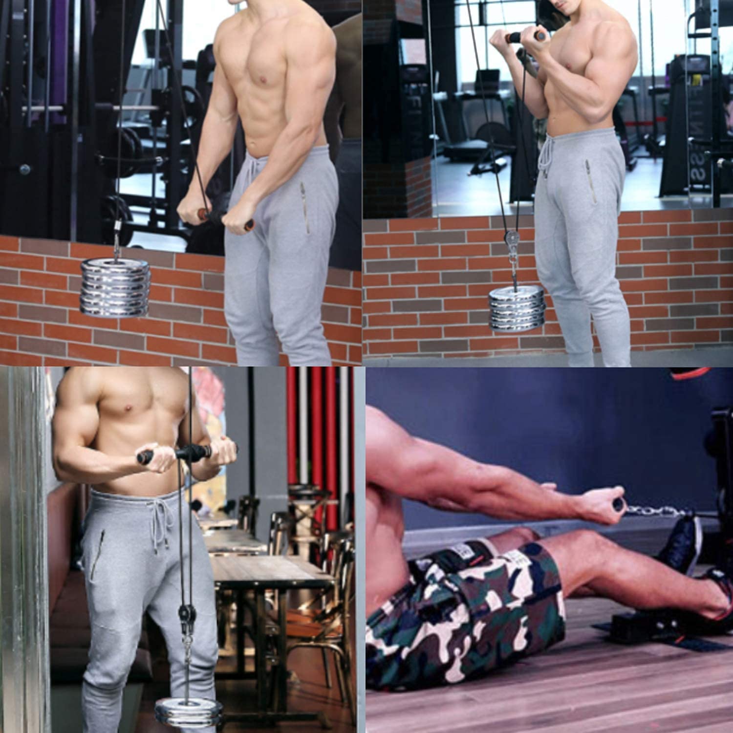 LAT-Zugstange für Kabelzug & Latzug – 40cm Gerade Stange mit Schaumstoffgriffen, Kompatibel mit Rudergeräten, Heimfitness-Zubehör und Krafttraining für Trizeps/Rücken