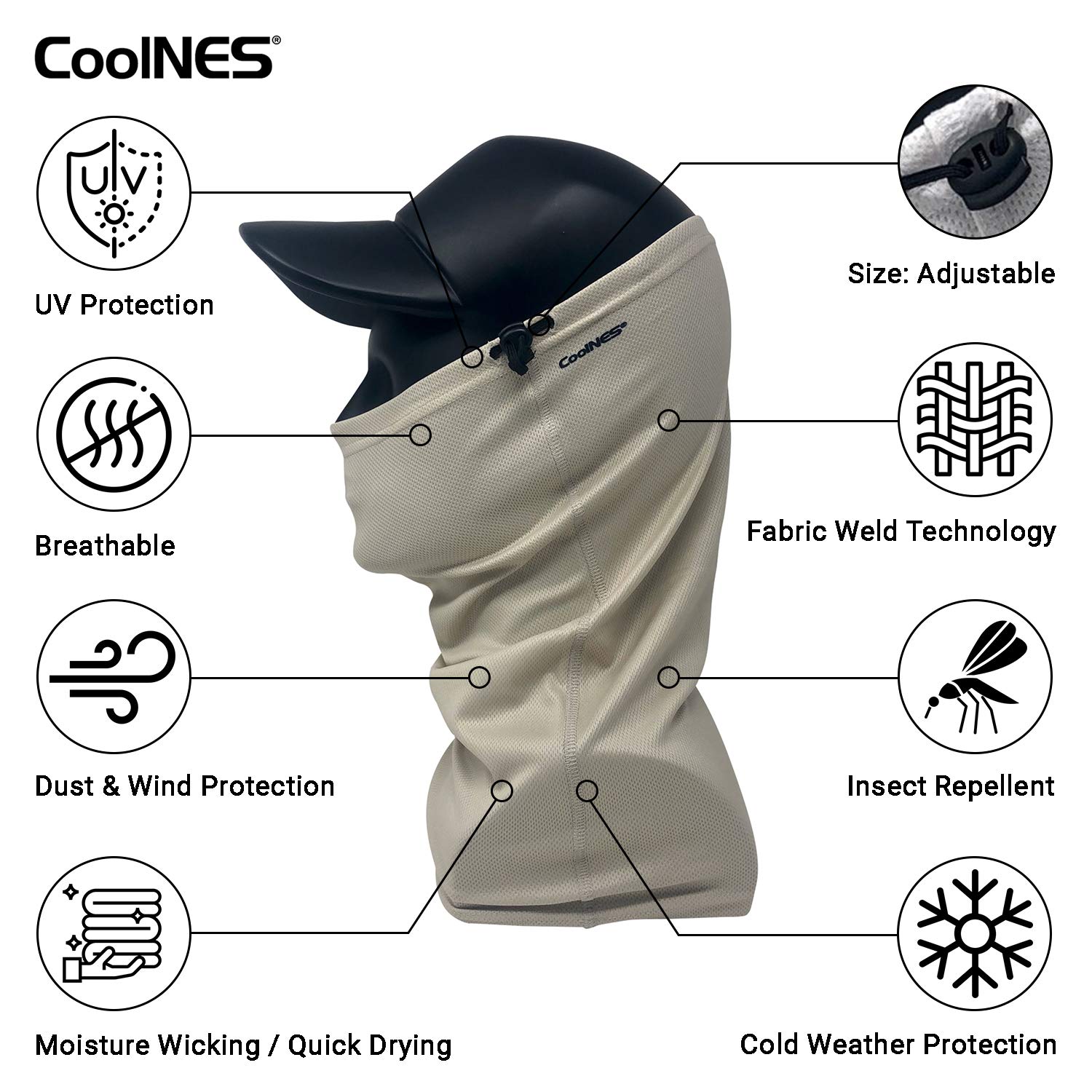 Bandeau Couvre-tête Respirant Réglable – Tissu Léger, Couleurs Multiples, Unisexe Adulte, Neuf Avec étiquettes