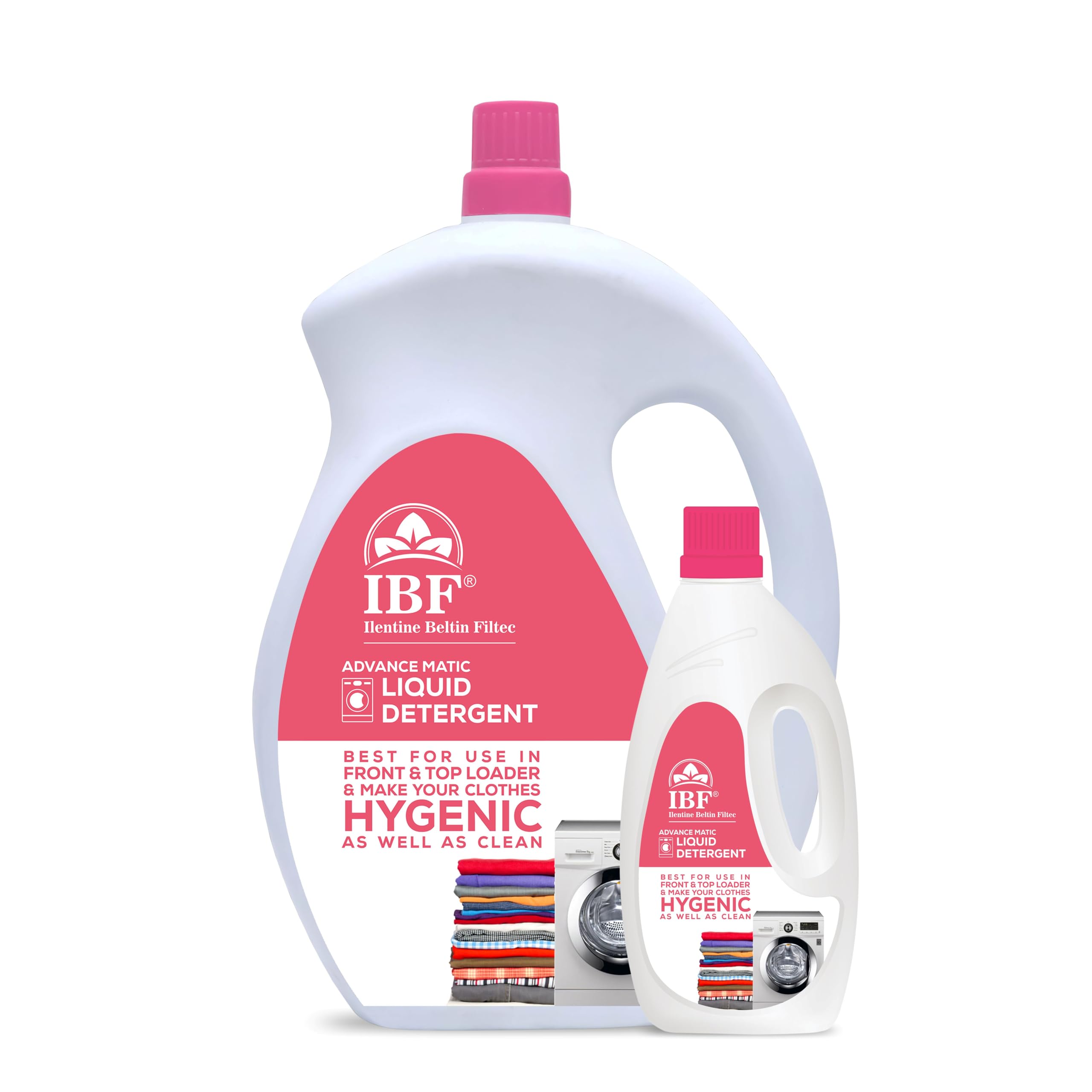 IBF Ilentine Beltin Filtec Advance Matic Premium And Organic Liquid Detergent,Top Load & Front Load Detergent For Washing Machine Balanced Ph, Non Toxic Multi-Fragrance (PINK (5L-1L) COMBO =6L) (B0CSWNH29W) Amazon Price History, Amazon Price Tracker