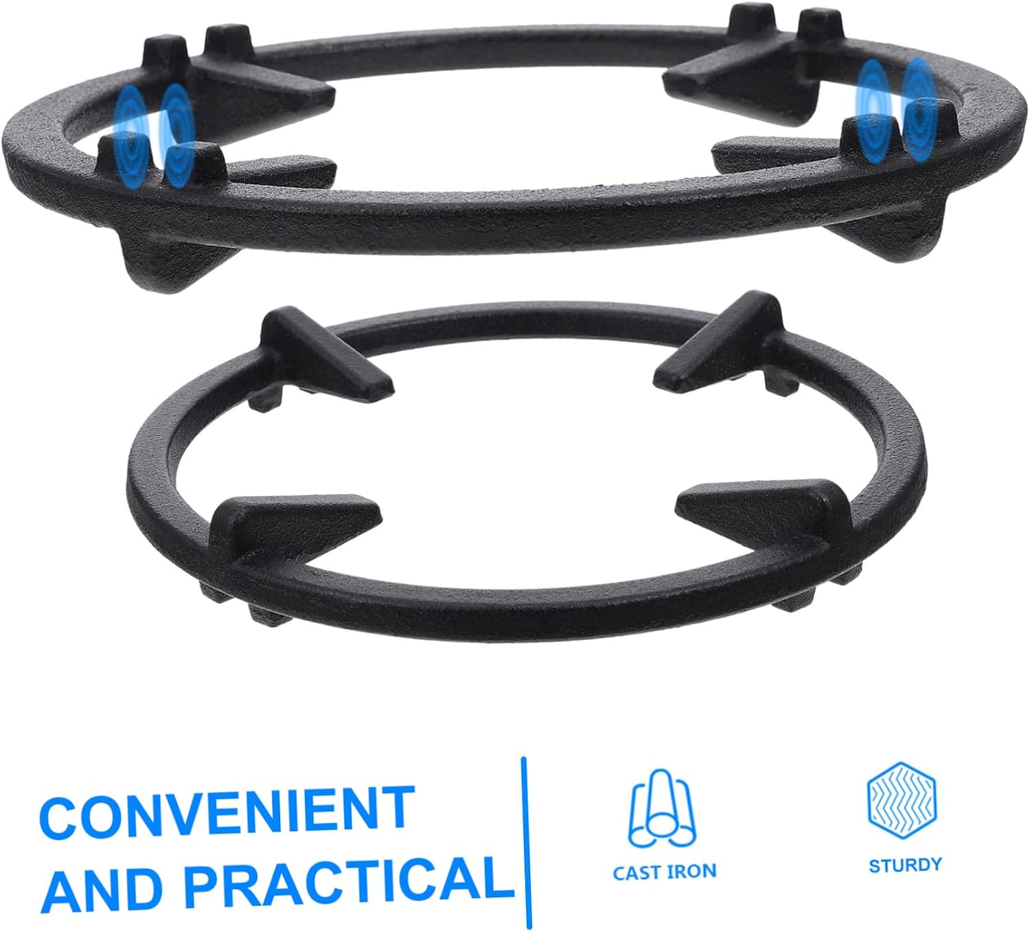 1pc Slip Kitchen Stove Bracket Gas Stove Outdoor Rack Pan Wok Rack Holder Sturdy for Long Use