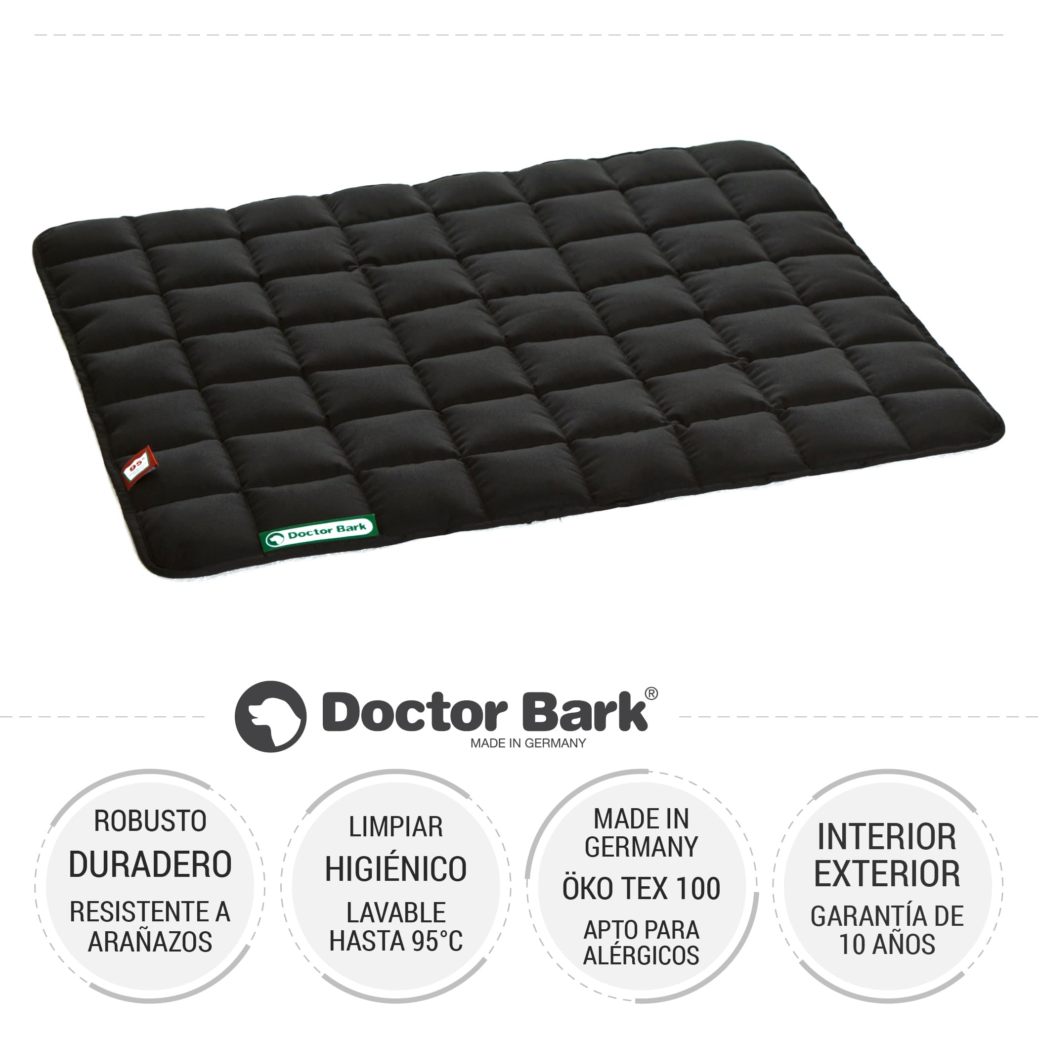 Doctor Bark Manta de Perros, Robusto, Lavable a 95 ° C - Disponible en Diferentes tamaños y Colores