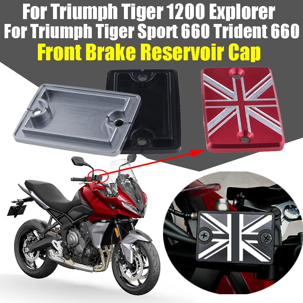 Stainless Steel Front Brake Reservoir Cap Screws For Triumph Tiger 800 - Pack Of 2