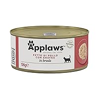 Applaws 100% Natural Petto di Pollo con Anatra - Confezione da 24 lattine da 156 g