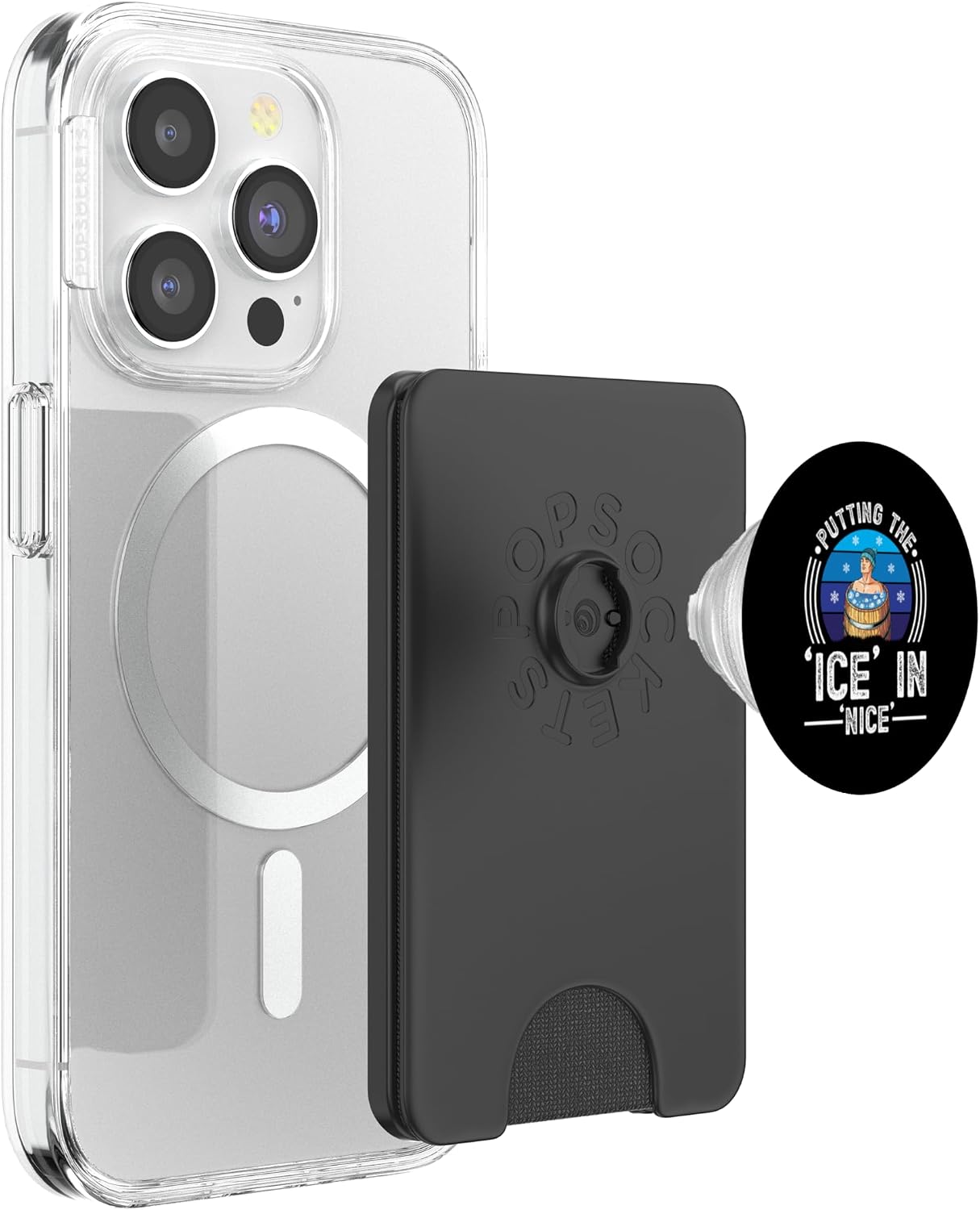 Ice Bath PopSockets PopWallet for MagSafe image 3