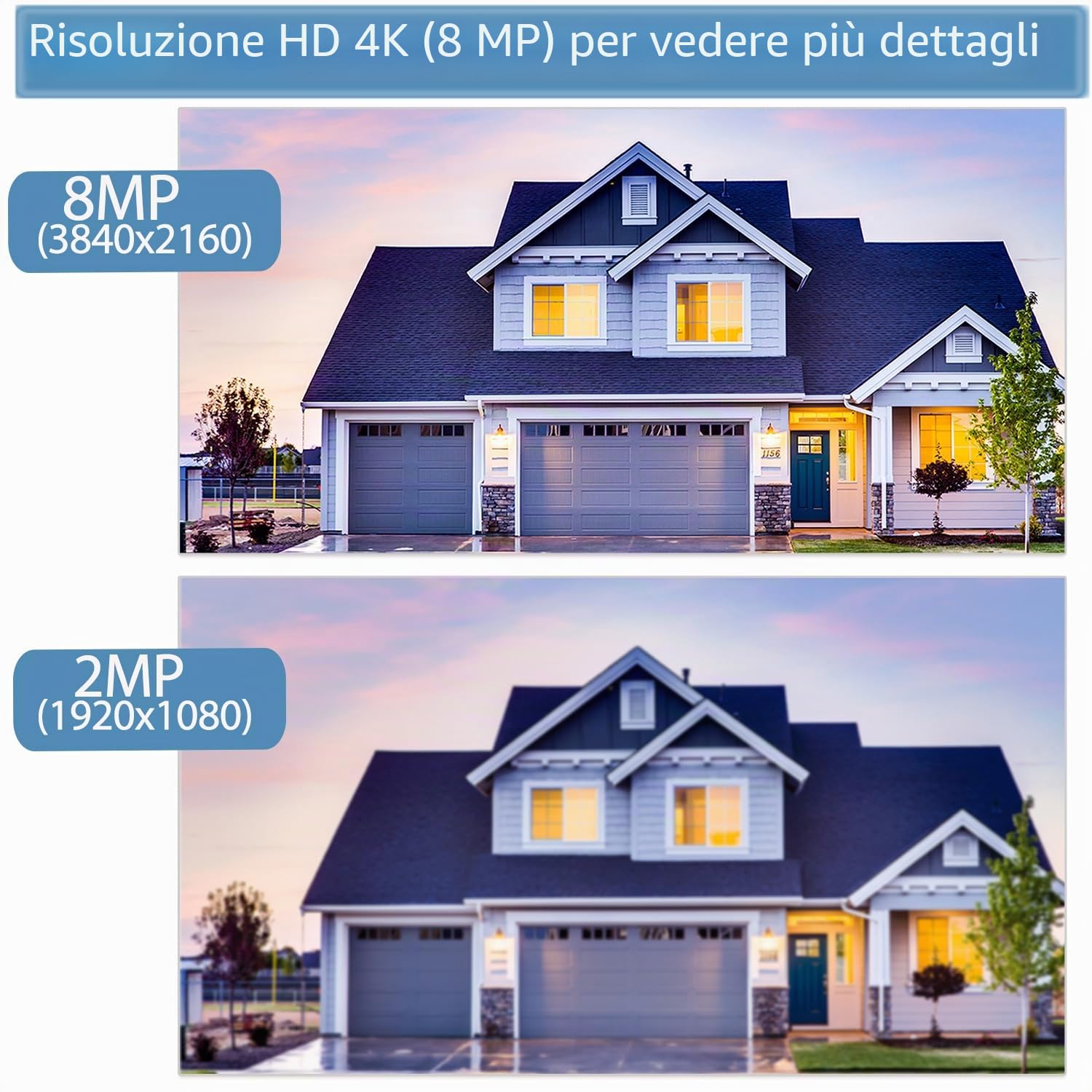 HD 4K 8MP Mini POE IP Camera, piccola sicurezza interna Fisheye 1.7mm Lens 180° angolo di visione P2P Remote View CCTV POE Camera H.265 Motion Detection (I706-3-P-HS82)