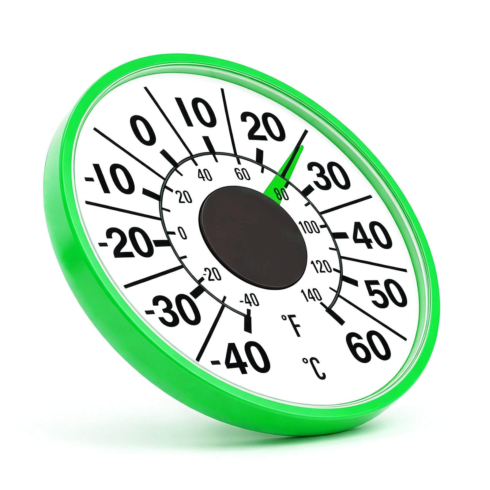 Mechanical Window Thermometers with Scale ABS Temperature Gauge Perfect for Greenhouse Sun Room Cafe Adhesive Thermograph