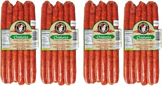 4 Pack of Spanish Chistorra Sausage - Chistorra Española Doña Juana, Authentic Spanish Sausage, 100% Pork, Ready-to-Cook, Rich Flavor, Traditional Recipe,16 oz (2 Pack, 2, Count)
