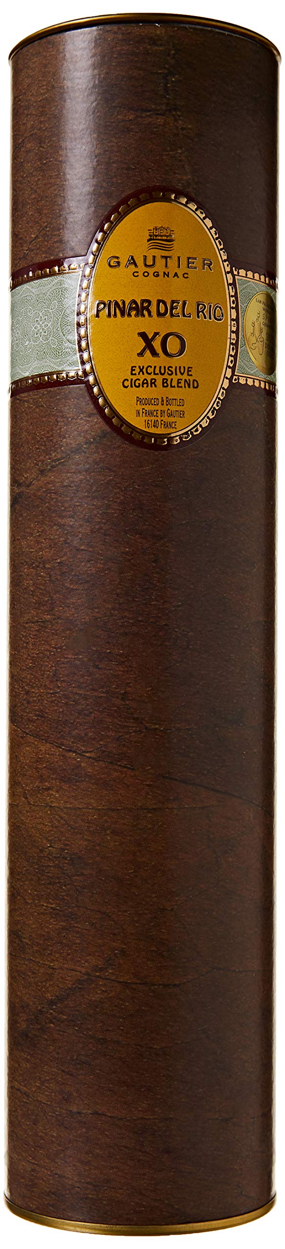 Gautier Cognac XO PINAR DEL RIO Exclusive Cigar Blend 41,2% Vol. 0,7l in Giftbox