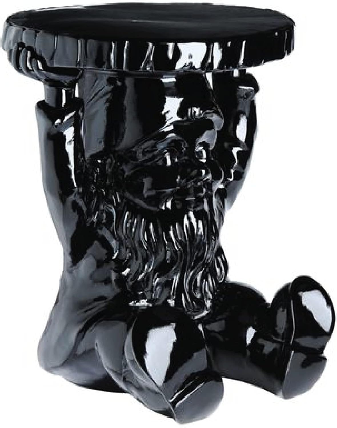 Amazon｜Kartell スツール ブラック φ40/H44cm ニョメス アッティラ SFTBK883109｜カウンターチェア