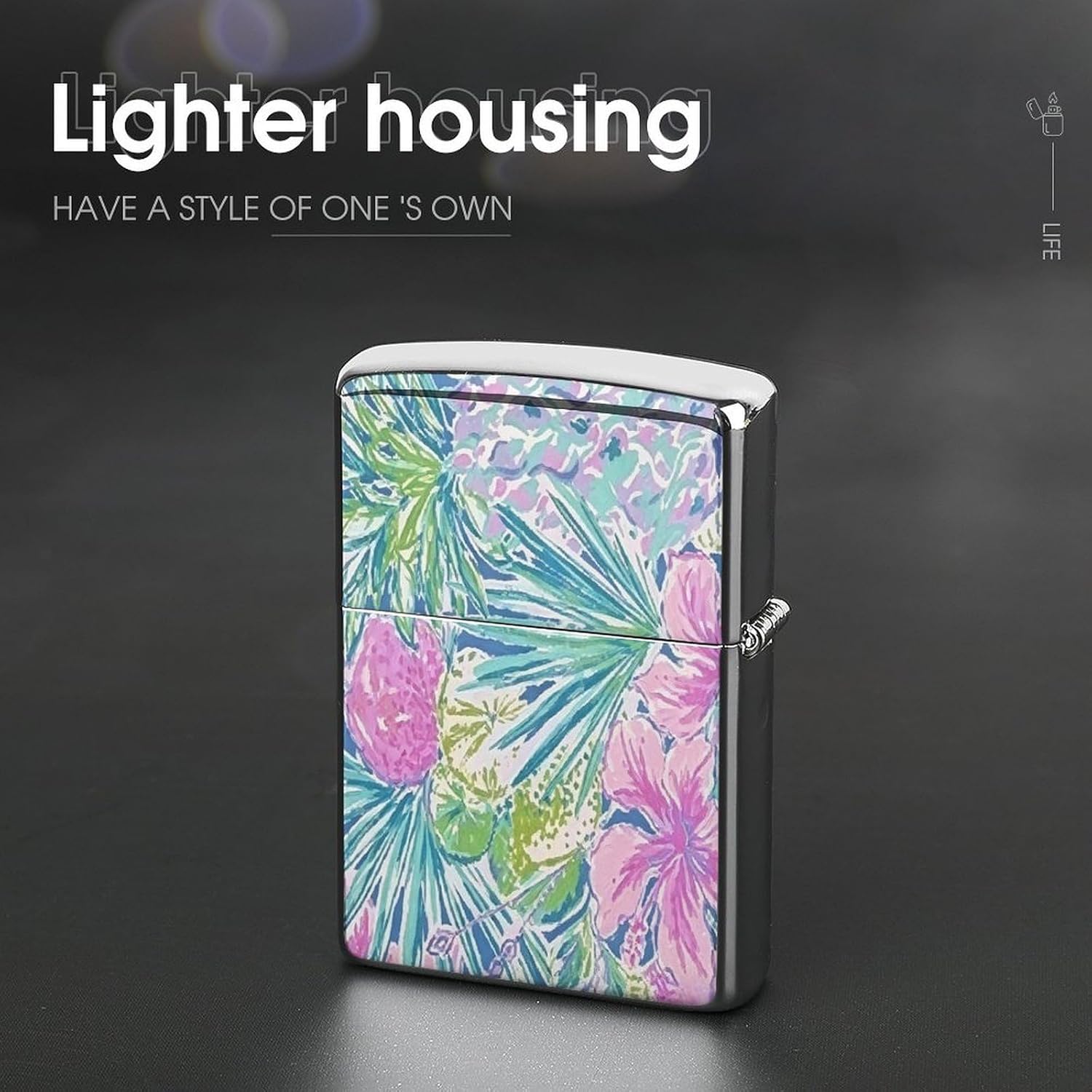 Colorful Lilly Lighter Case Cover Lighter Shell