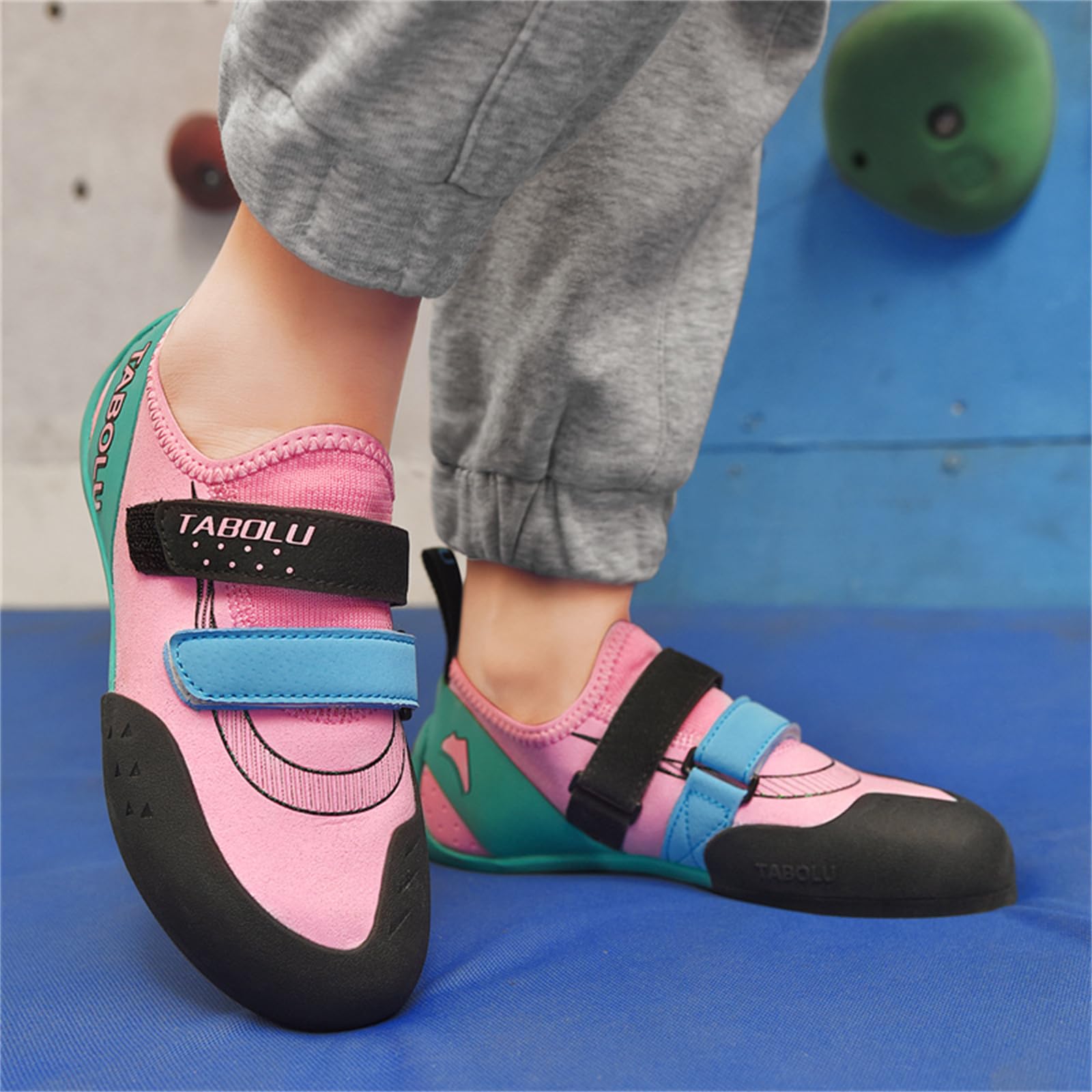 Damen Kletterschuhe Anfänger Indoor Boulderschuhe Leichtgewicht Für Kinder