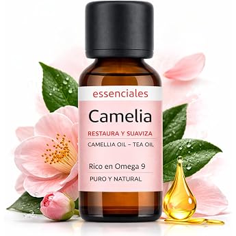 Essenciales - Aceite de Camelia BIO 100% Puro 30 ml Camellia Oleifera 100% Puro y Certificado Ecol gico