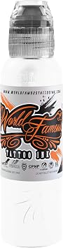 World Famous WhiteTattoo Ink, Vegan and Professional Ink, Made in USA, White House, .5 oz