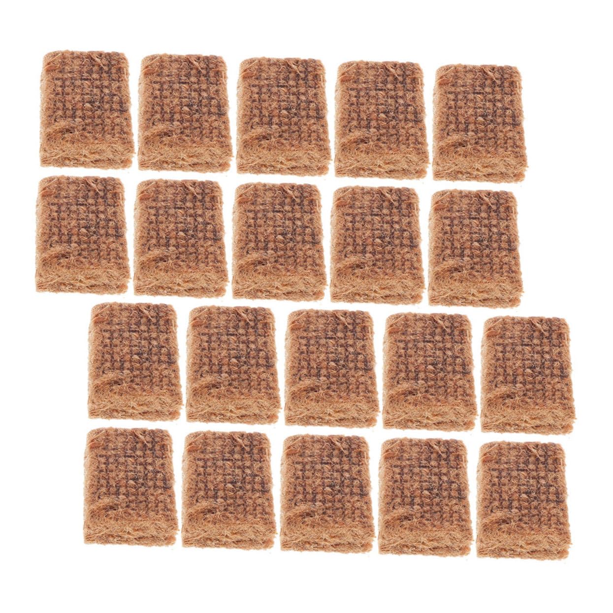 GANAZONO 20pcs Fire Igniters Briquette Lighting Blocks for Grill and Fire Pit Safe and Easy to Use