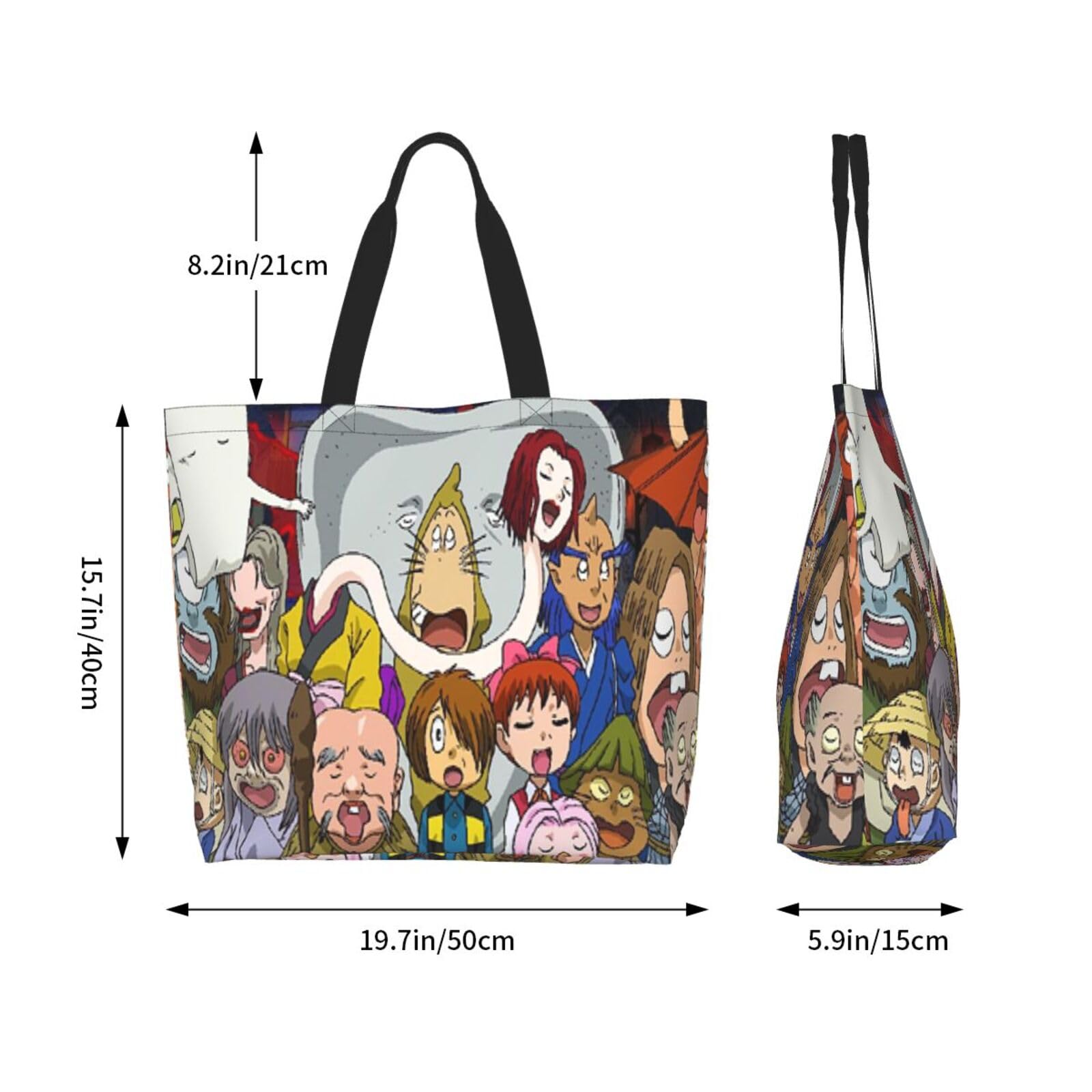 Amazon.co.jp: 鬼太郎誕生 ゲゲゲの謎 トートバッグ 買い物バッグ 多