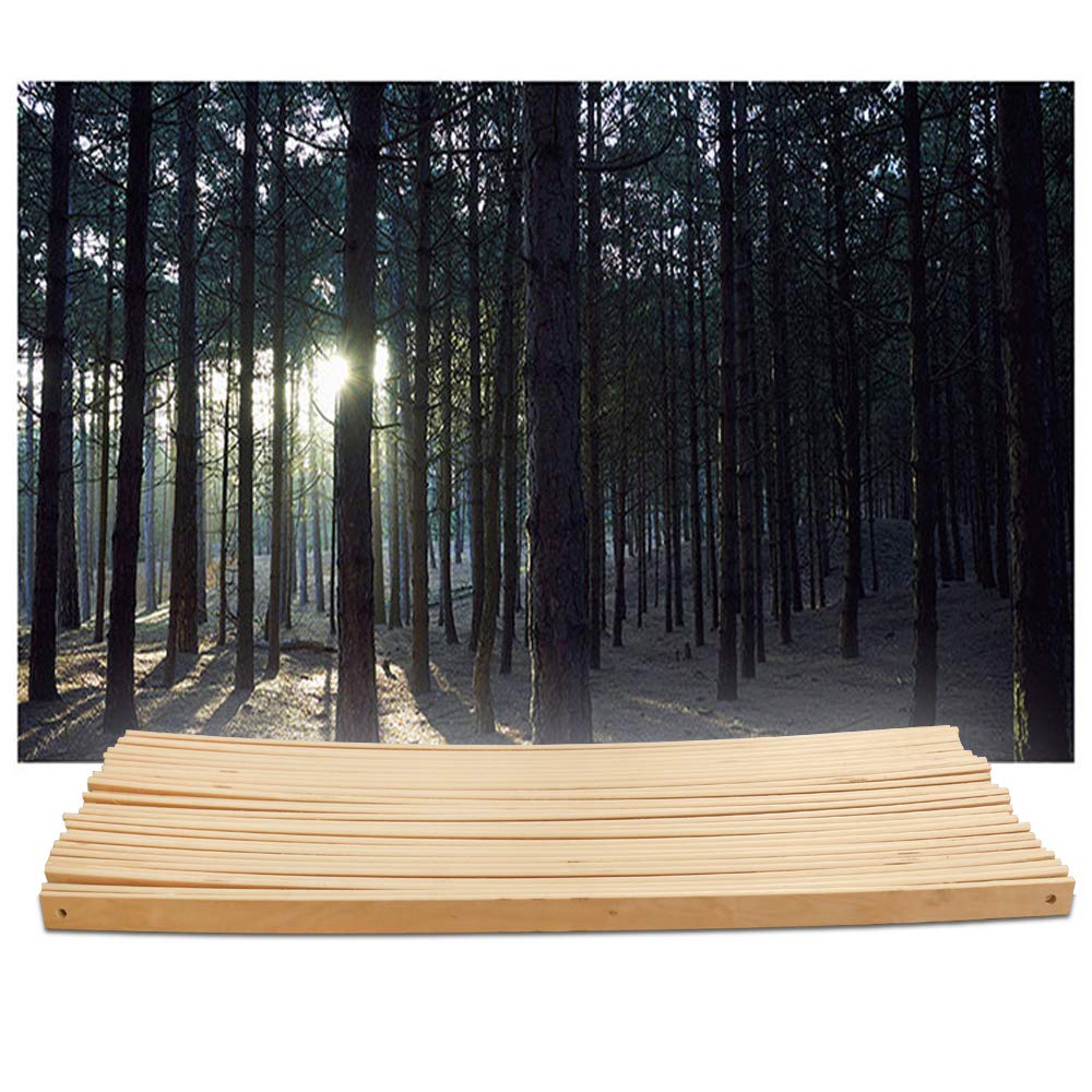 2 sztuki zwijanych stelaży listewkowych, stelaż 90 x 200 cm, stelaż sprężynowy, wysokiej jakości drewno topoli, stelaż rolowany, stelaż do łóżka rodzinnego