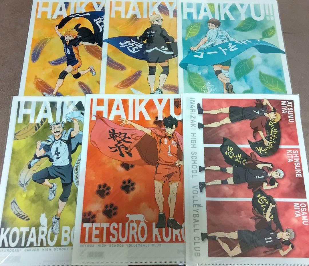 ハイキュー　ハイフラ　当選品　限定品　非売品　クリアファイル　ホログラムカード ショウワノート ハイキュー！！ ホログラムクリアカード