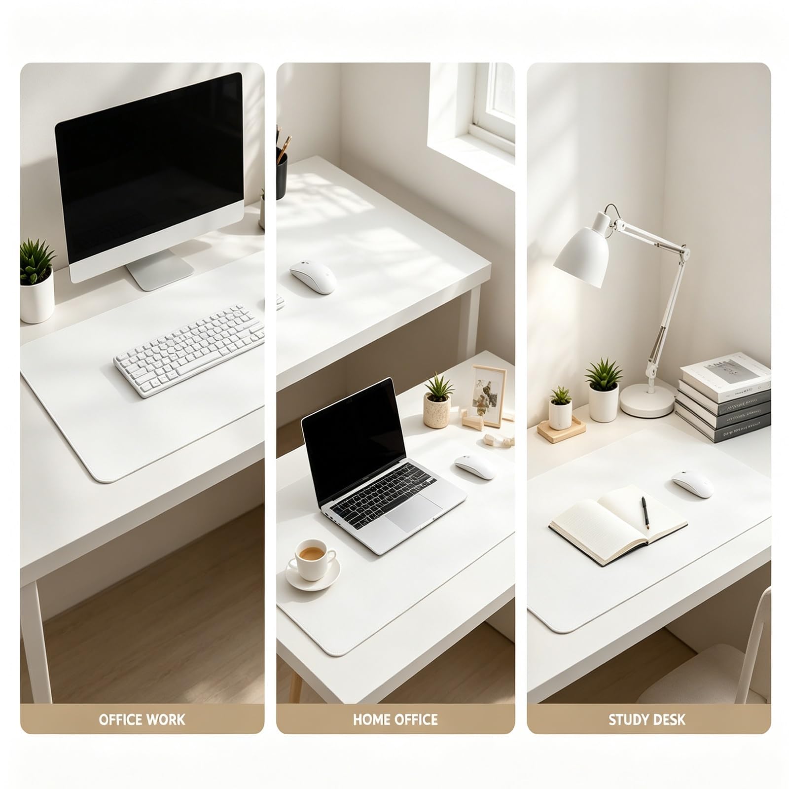 Tappetino da scrivania grande Tappetino for mouse esteso Tappetino | Tappetino da ufficio da gioco antiscivolo impermeabile for laptop e workstation(Blue,90x40cm)