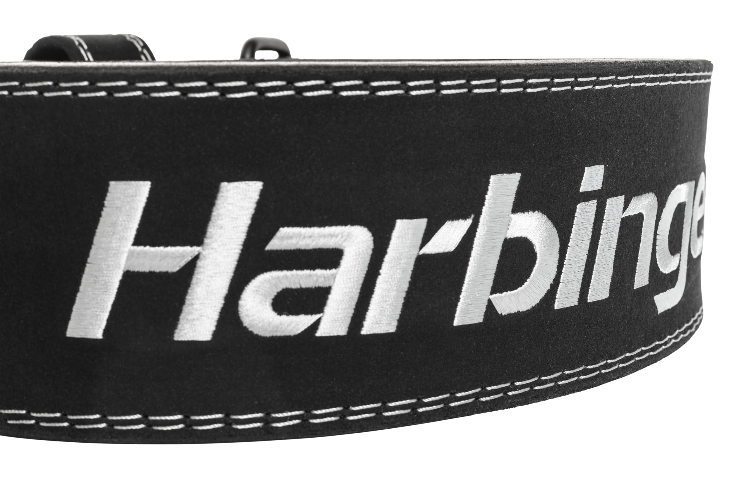 Harbinger 6" Cintura in Pelle Imbottita 2.0 – Supporto Lombare | Nero; L; supporta schiena e core; fodera in pelle e camoscio; vestibilità comoda – per sollevamento pesante