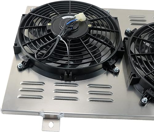 Miniatura 7 de KUUHLERSAT Ventilador eléctrico de aluminio para Ford Mustang GT LX Mercury Cougar XR7 50L V8 1975-1993