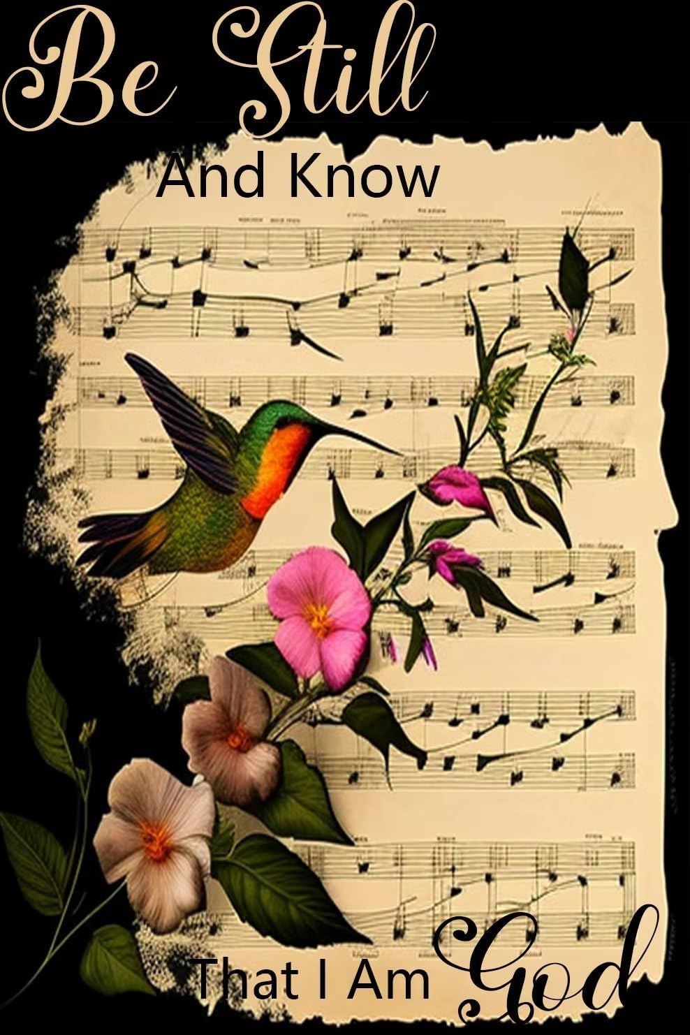 Hummingbird Flower 1000 Pieces Wooden Jigsaw Puzzles for Adults- What If I Fall Oh But My Darling Suitable for All Puzzle Toy Enthusiasts, Educational Educational Art Collectibles