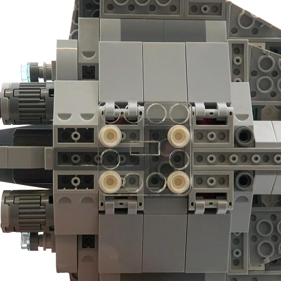 Display Stand Compatible with LEGO Star Wars 75404 Acclamator-Class Assault Ship Starship Collection Display Stand Set Not Included