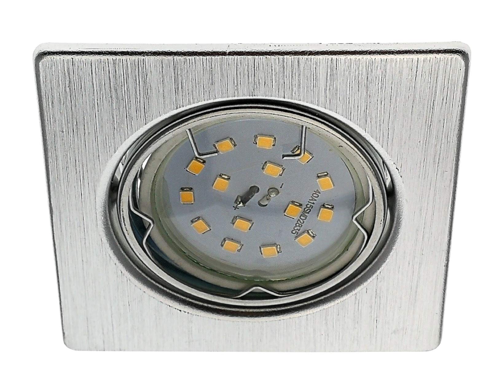Set De 6 Focos Empotrables Modernos Para Baño Blanco IP54 - Shed Honey