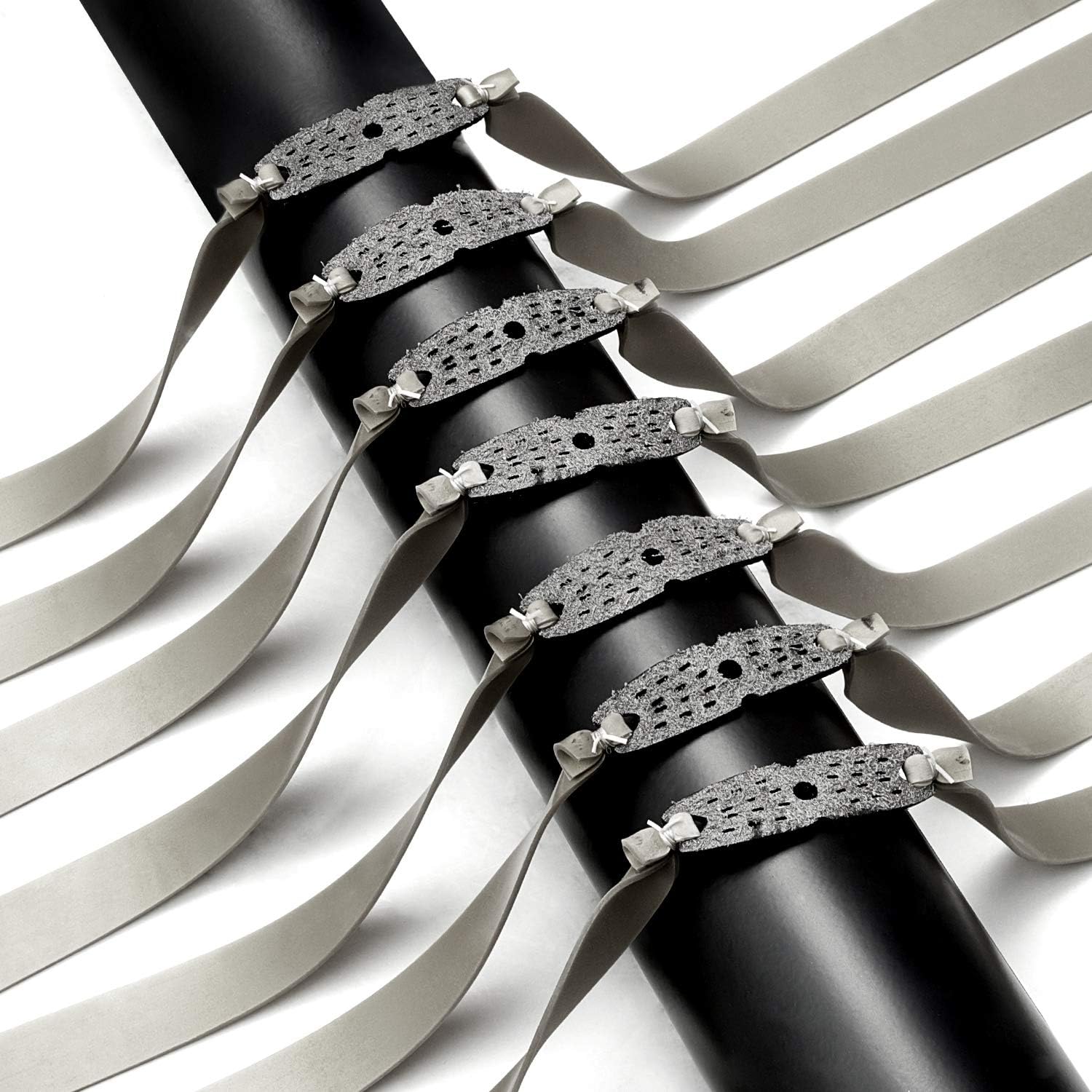 20 Pieces Slingshot Flat Rubber Bands 1 mm Thickness Flat Rubber Band Slingshot Replacement Hunting Catapult Elastic Bungee