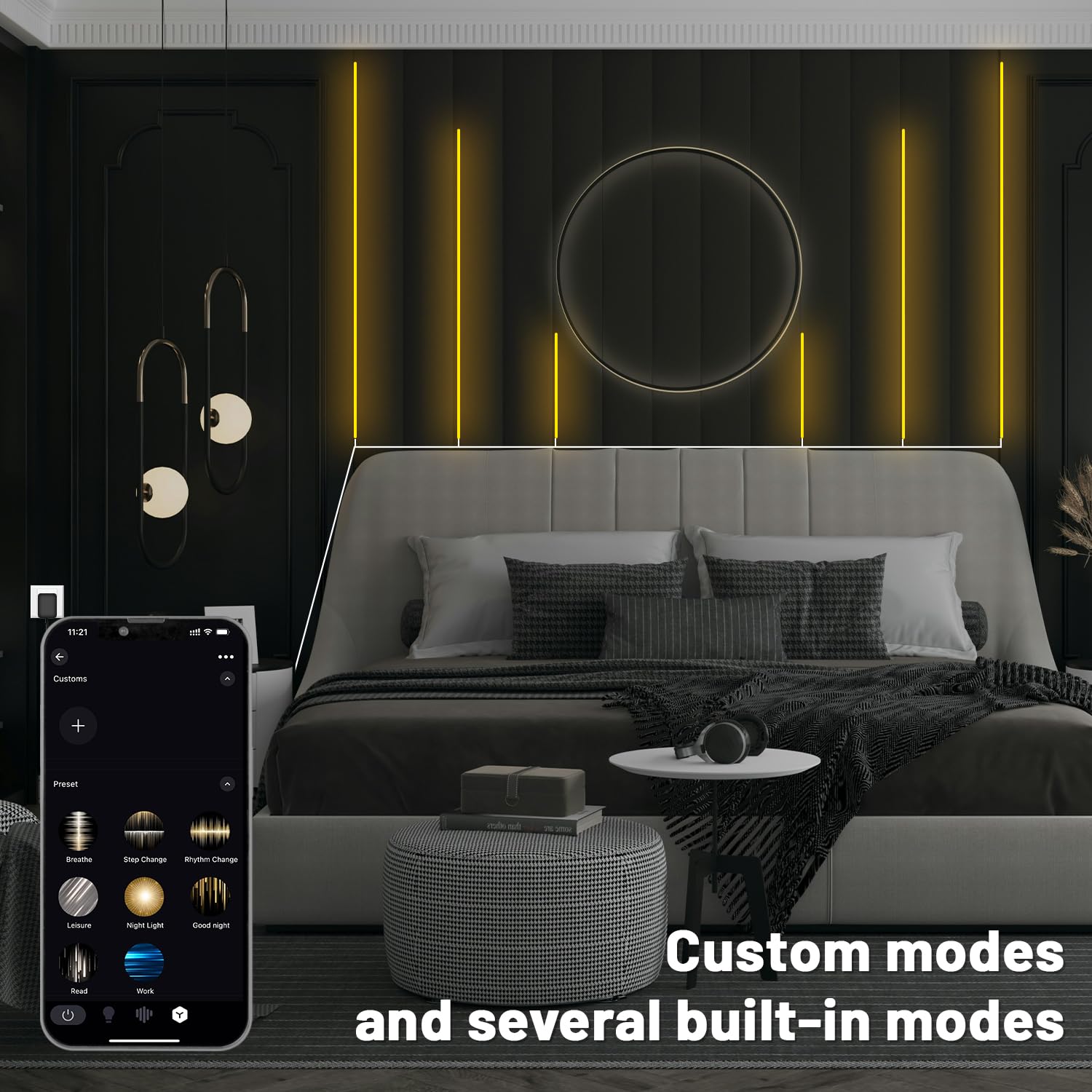 Snapklik.com : Lichaser 6 Rolls 9.84ft WiFi Flexible COB LED Lights For ...