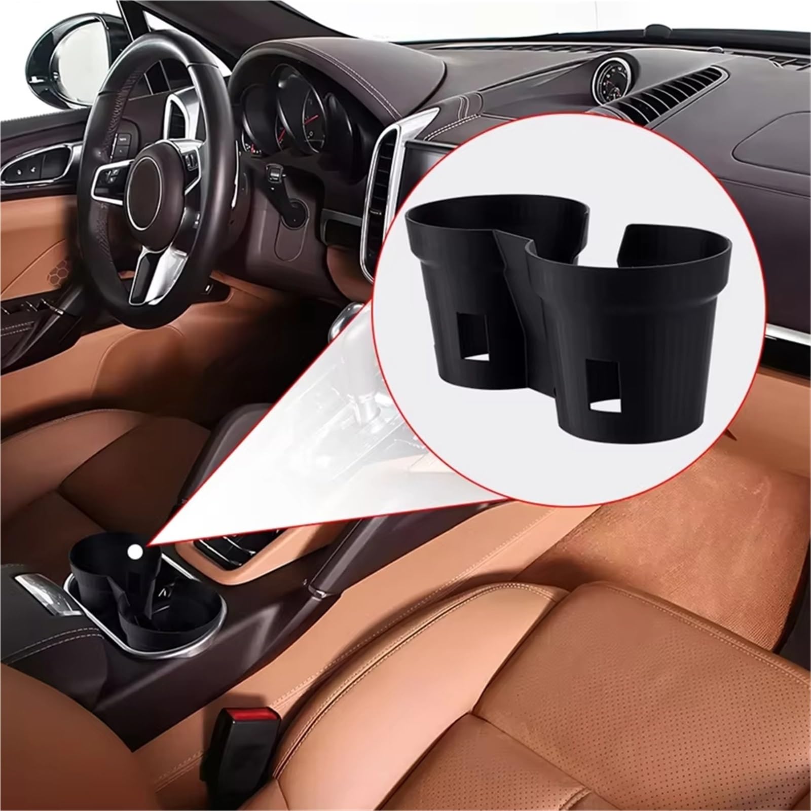 Portavasos Coche para Cayenne 958 2011 2012 2013 2014-2017