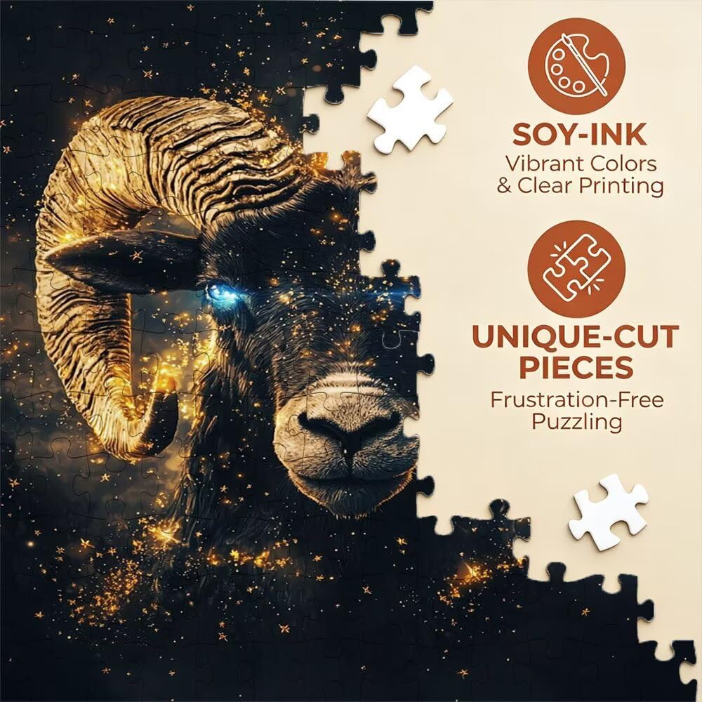 Puzzle 2000 Pezzi, Stella Pecore 3D Puzzle per Adulti Impegnativo, Educa Puzzles Artistico, Divertente E Stimolante Puzzles Decorativo per La Famiglia, Regalo e Decorazione Pareti DX0YL6-967