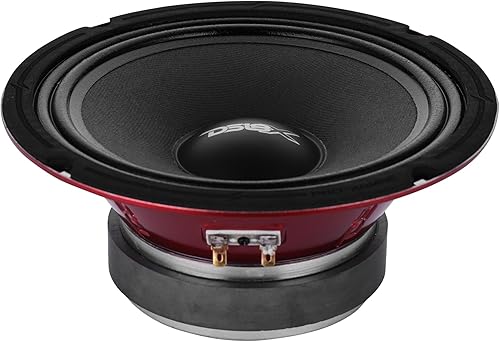 Miniatura 65 de DS18 PRO-X6.4M - Altavoz de 6.5 pulgadas, rango medio, bala de aluminio roja, 500 W máximo, 250 W RMS, 4 ohmios, altavoces de puerta de audio