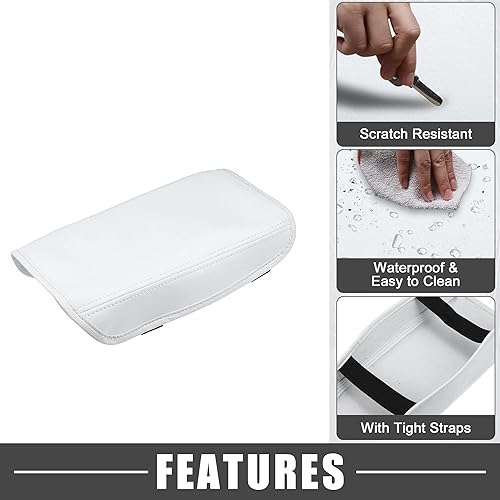 Miniatura 3 de A ABSOPRO Funda impermeable para consola central de coche, color blanco, para Hyundai Tucson 2022 2023