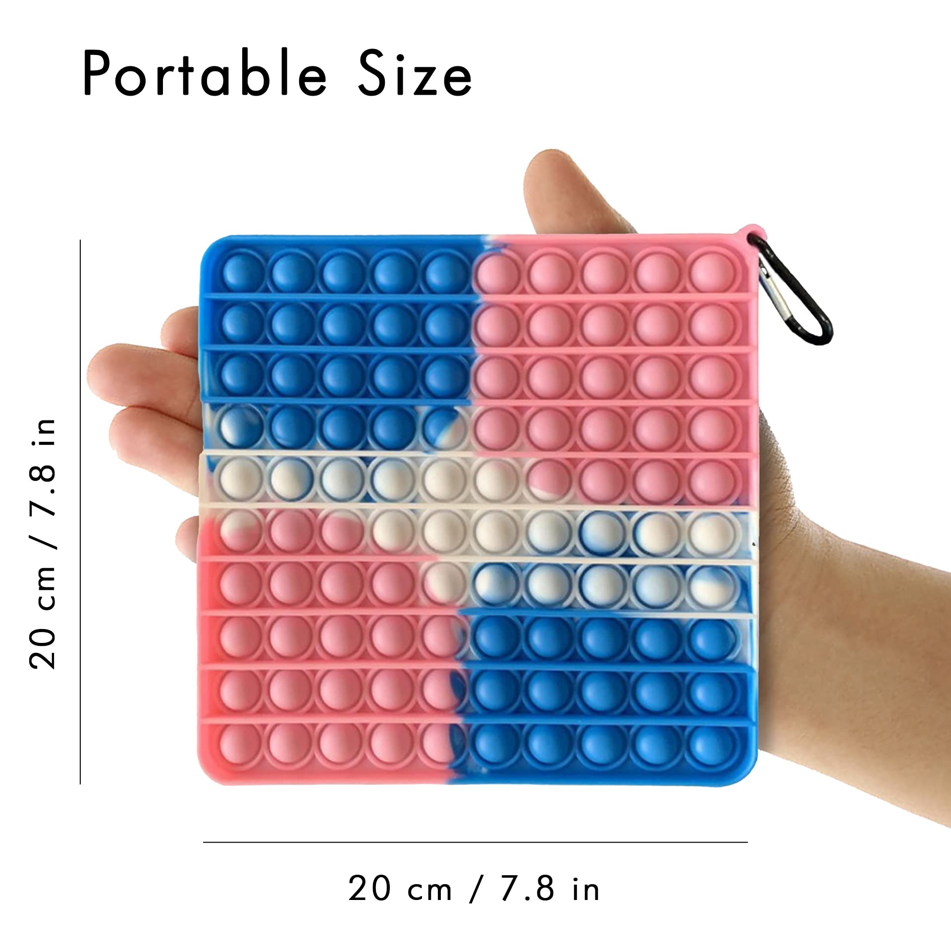 Buy RIMSH Giant Pop It Fidget Toy, 20cm X 20cm, 100 Pops, For Kids and