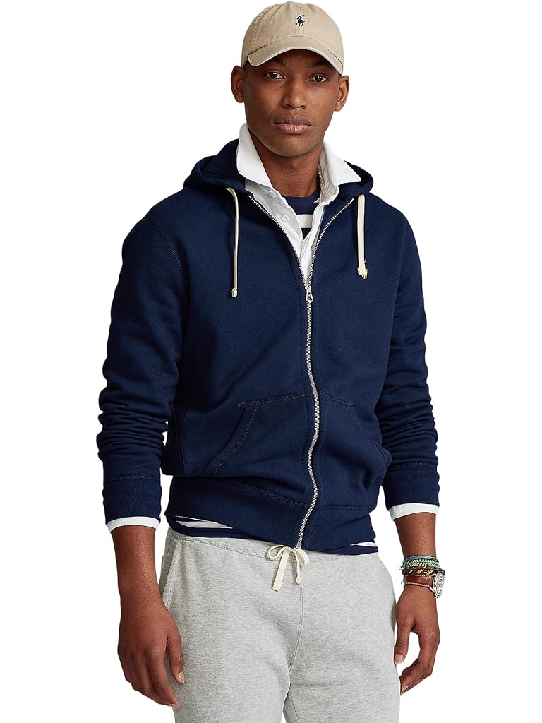 Black Polo Ralph Lauren Classic Fleece Full-Zip Hoodie