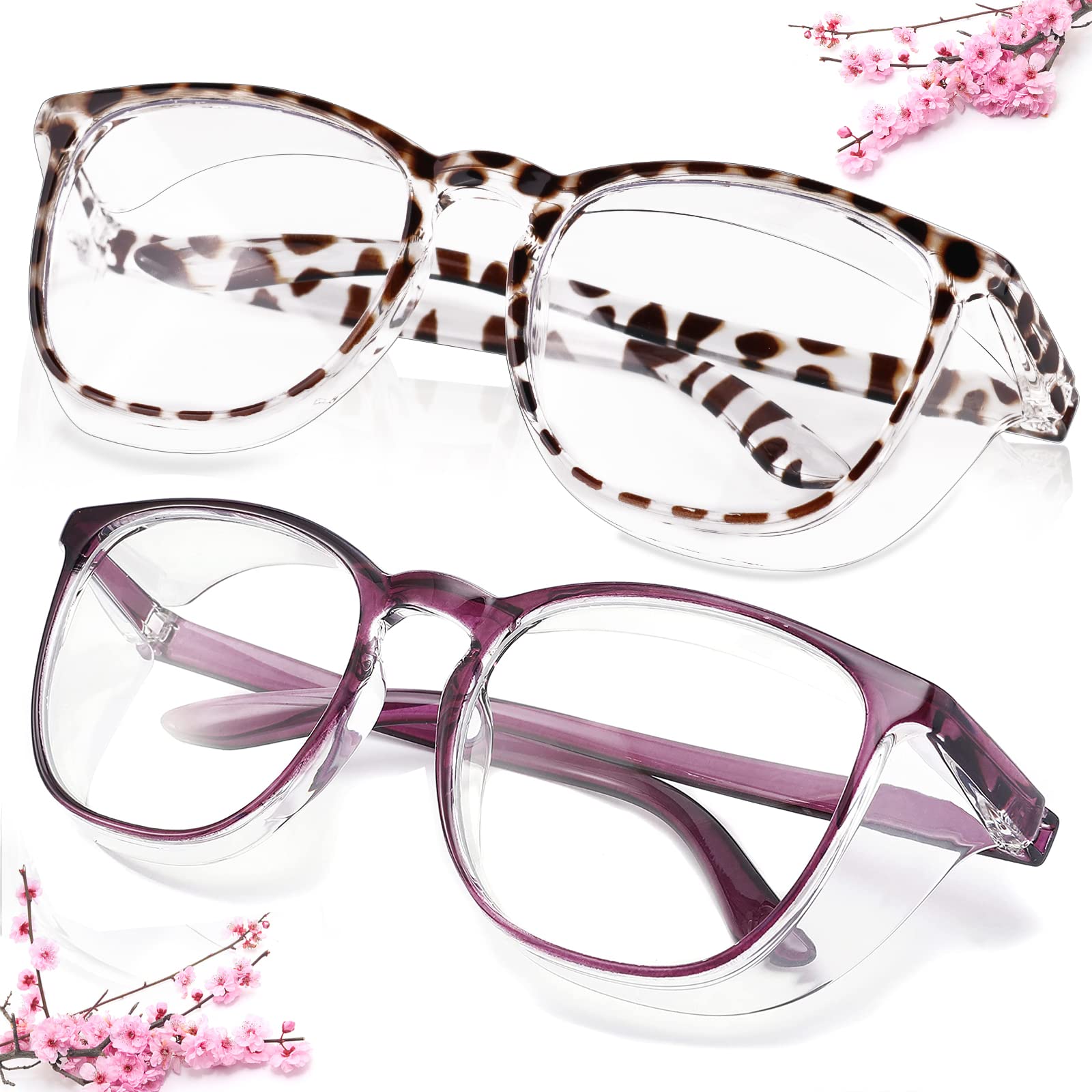 SQIMZAR Safety Glasses Goggles For Women Nurses Protective Eyewear,Anti Fog Safety Goggles