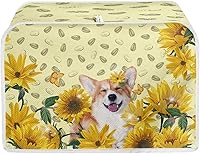 Vista 14 de Veniyate 2 Slice Toaster Cover Kitchen Mushroom Print Small Appliance Cover Bread Maker Dust and Fingerprint Protection, Lightweight and Durable