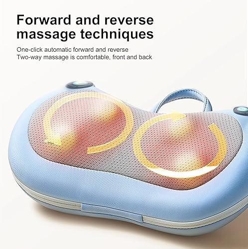 Miniatura 2 de Regalos para mujeres  Masajeador de cuello para tejido profundo, masajeador de espalda y cuello Shiatsu tejido profundo con calor, almohada de