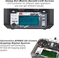 Vista 6 de Flysky FS-i6X - Transmisor RC de 6-10 (predeterminado 6) canales, 2.4GHz AFHDS con receptor FS-iA6B