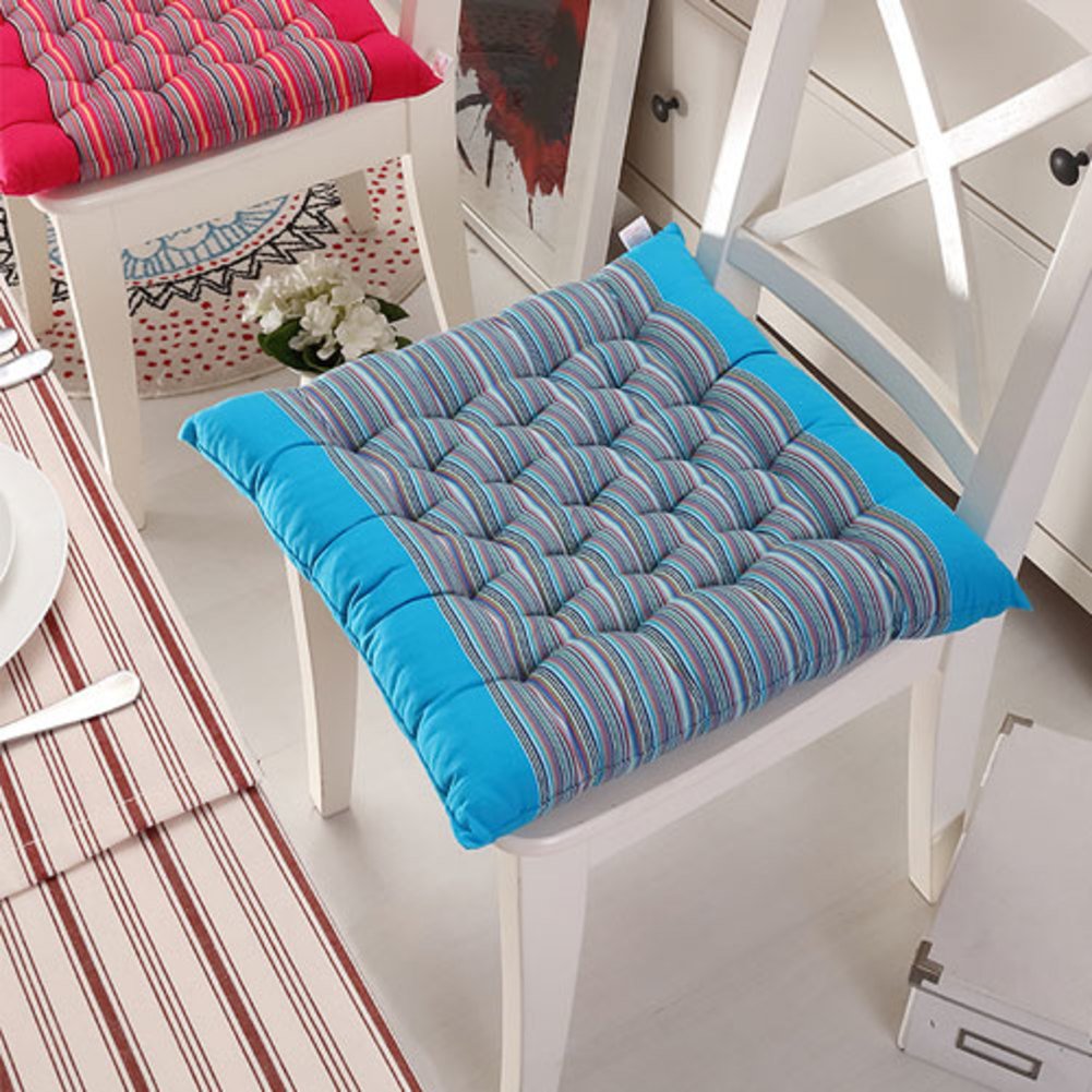 Coussin de coton respirant 45x45 cm en tissu rustique épais