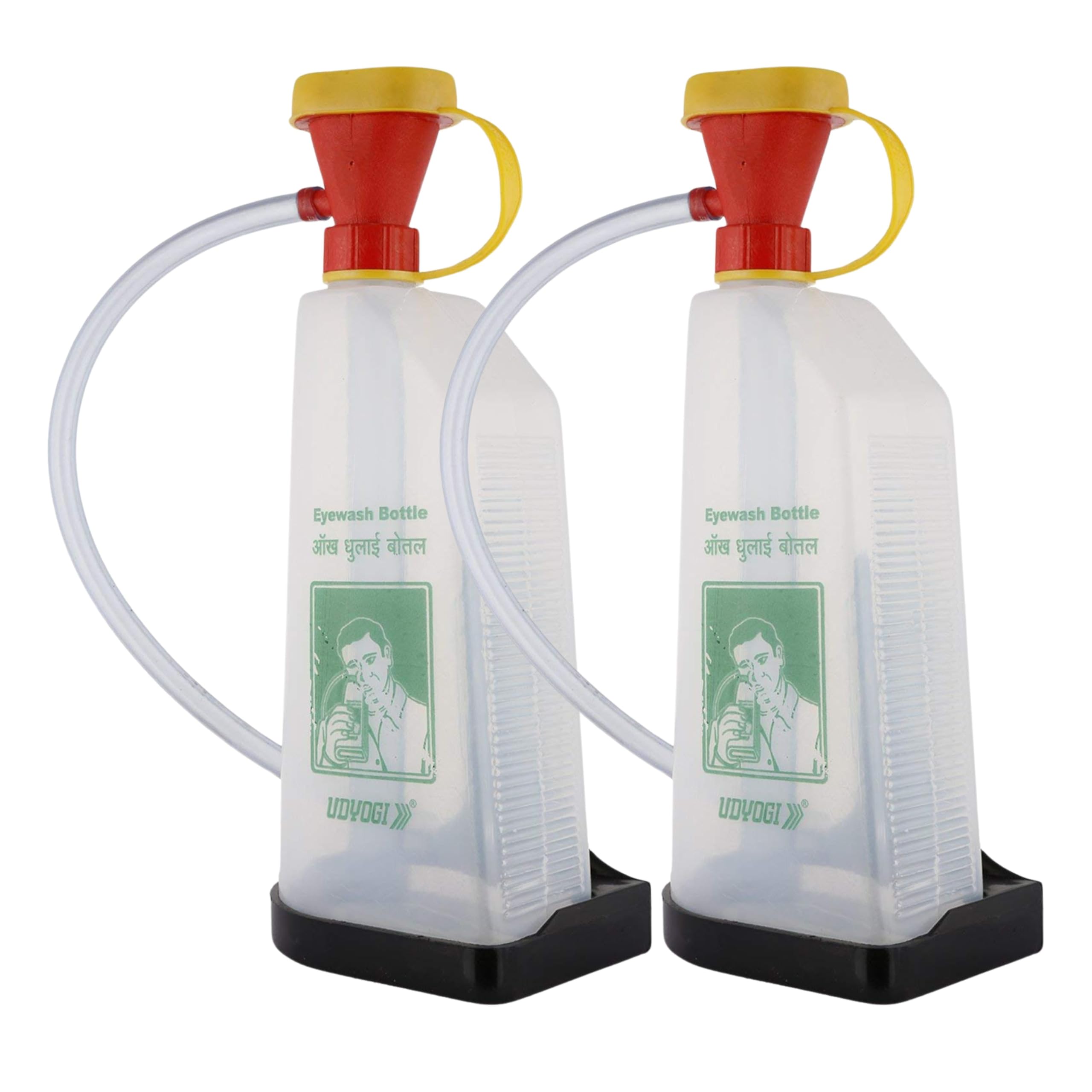 WI Plastic Emergency Pump Type Portable, Wall Mountable Eye Wash Bottle (Standard Size, White) - Pack of 2 (B07BFS9Q4C) Amazon Price History, Amazon Price Tracker