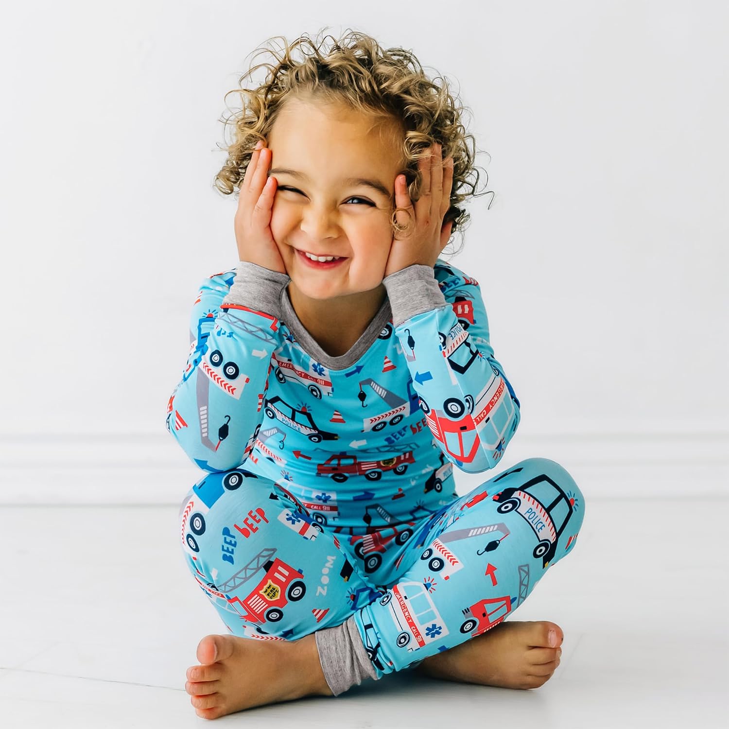Little Sleepies Two-Piece Pajama Set, Viscose from Bamboo, Toddler Kids PJs image 2